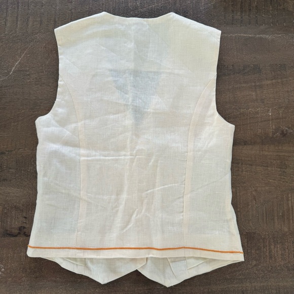 VRG GRL Linen Vest and Short Set - Picture 3 of 6